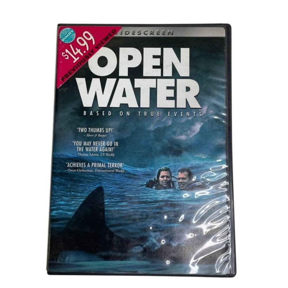 Open Water Thriller Shark DVD 2003 Blanchard Ryan Daniel Travis Saul Stein u